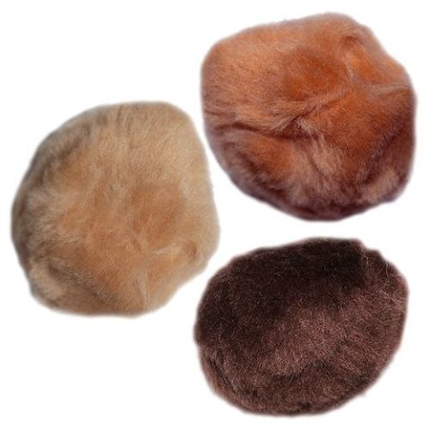 Pompony Craft-Fun Series akrylowe brązowy 30 szt Titanum (115 20 018) Titanum