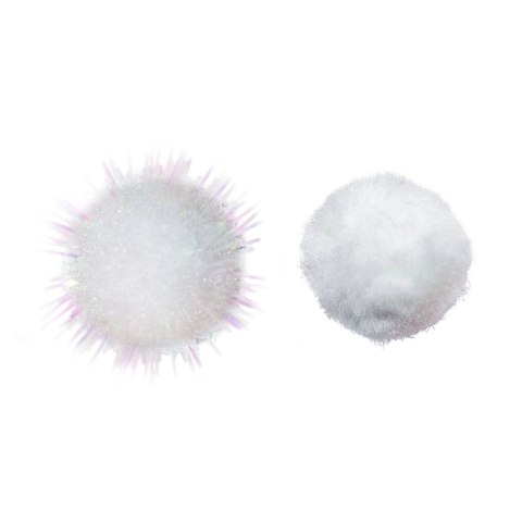 Pompony Craft-Fun Series biały 85 szt Titanum (282994) Titanum