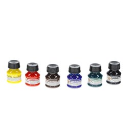 Tusz kreślarski Koh-I-Noor MIX KOLORÓW kolor: mix 20ml Koh-I-Noor