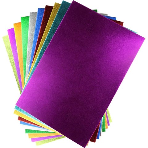 Arkusz piankowy Craft-Fun Series metalizowany kolor: mix 10 ark. [mm:] 20x30 Titanum Titanum