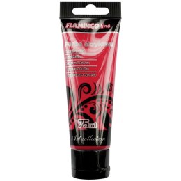 Farba akrylowa Flamingo Line kolor: karminowy 75ml (032) Flamingo Line