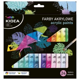 Farby akwarelowe Kidea 6ml 24 kolor. (FAA24KA) Kidea