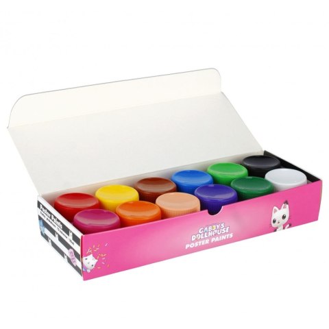 Farby plakatowe kolor: mix 20ml 12 kolor. Starpak (536926) Starpak