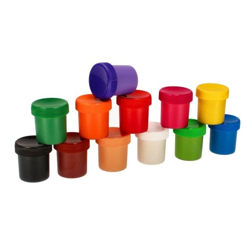 Farby plakatowe kolor: mix 20ml 12 kolor. Starpak (536926) Starpak