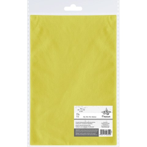 Filc Craft-Fun Series A3 kolor: cytrynowy 5 ark. Titanum (F-20603) Titanum