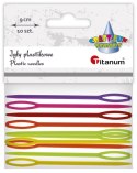 Igły Titanum Craft-Fun Series igły plastikowe 10szt/9cm plastik 10 sztuk Titanum