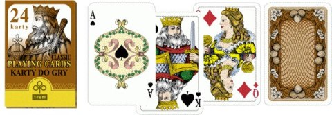Karty classic Trefl (k10245) 24 sztuk Trefl