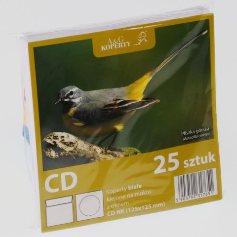 Koperta sk biała [mm:] 125x125 WZ Eurocopert 25 sztuk WZ Eurocopert