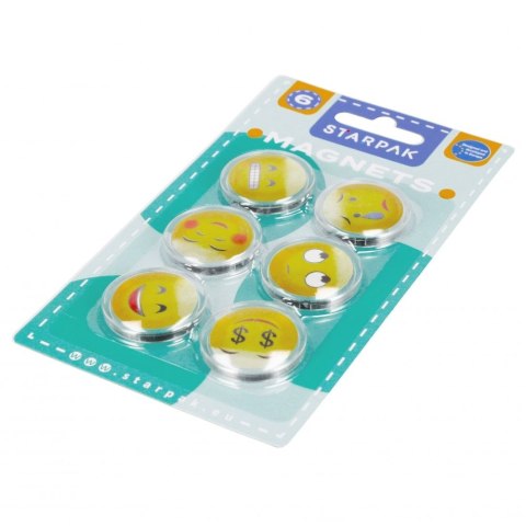 Magnes żółty Starpak (528365) 6 sztuk Starpak
