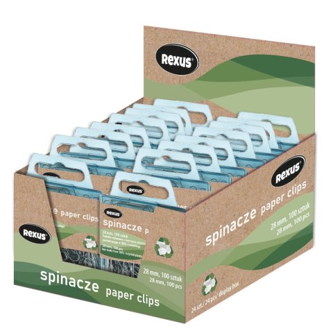 Spinacze biurowy 28mm 100 szt Beniamin (5092) Beniamin