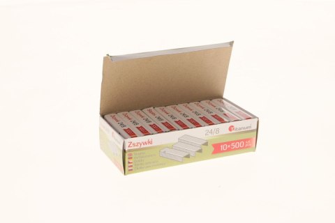 Zszywki 24/8 24/8 500szt 500 szt Titanum Titanum