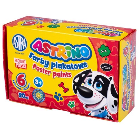 Farby plakatowe Astra ASTRINO kolor: miedziany 20ml 6 kolor. (301221001) Astra