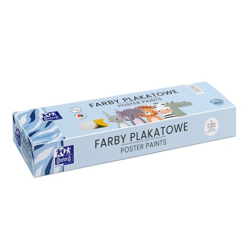 Farby plakatowe Oxford Kids kolor: mix 20ml 12+2 kolor. (400174836) Oxford