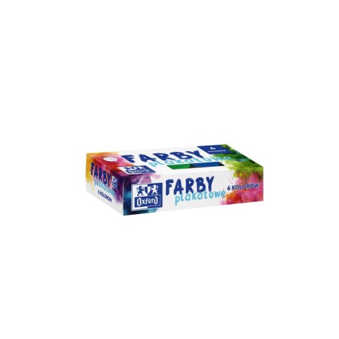 Farby plakatowe kolor: mix 20ml 6 kolor. Oxford (400167103) Oxford
