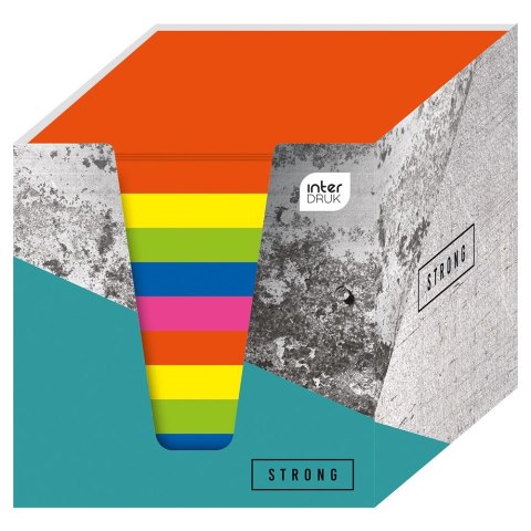 Kostka papierowa mix intensywny [mm:] 90x90x 90 Interdruk (KOSPAPKKUBPIN) Interdruk