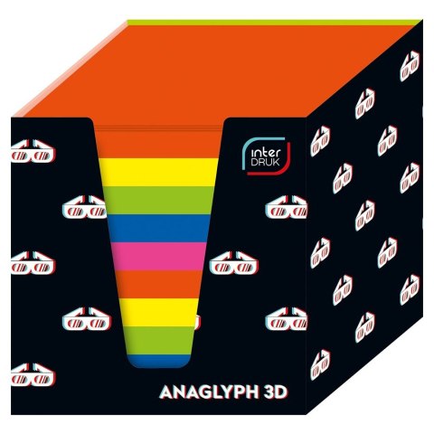 Kostka papierowa mix intensywny [mm:] 90x90x 90 Interdruk (KOSPAPKKUBPIN) Interdruk