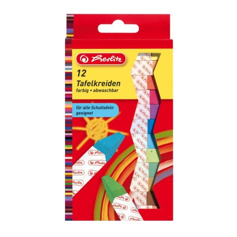 Kreda Herlitz kolor: mix 12 szt (8648206) Herlitz