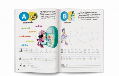 Książka dla dzieci DISNEY UCZY. LITERY. MINNIE Ameet (UDN 9307) Ameet