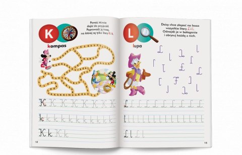 Książka dla dzieci DISNEY UCZY. LITERY. MINNIE Ameet (UDN 9307) Ameet