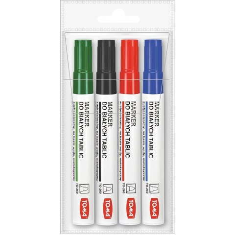 Marker suchościeralny wkład mix okrągła końcówka Toma (TO-260) Toma