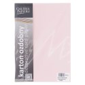 Papier ozdobny (wizytówkowy) A4 gładki różowy 210g Galeria Papieru (205509) Galeria Papieru