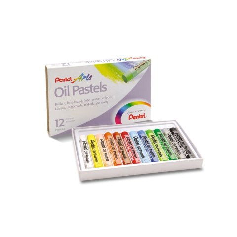 Pastele olejne Pentel 12 kol. Pentel