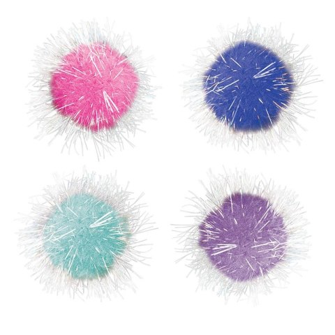 Pompony Craft-Fun Series Brokatowane mix 6 szt Titanum (20TH1020-19) Titanum