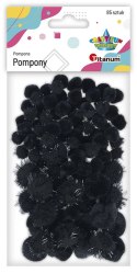Pompony Craft-Fun Series czarne 85 szt Titanum (DIY-X-24(2)A) Titanum