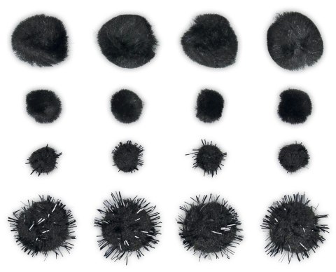 Pompony Craft-Fun Series czarne 85 szt Titanum (DIY-X-24(2)A) Titanum