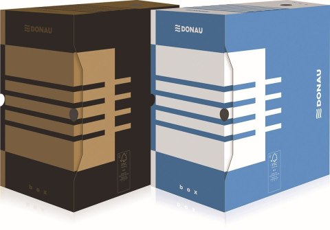 Pudło archiwizacyjne A4 brązowy karton [mm:] 200x340x 297 Donau (7663401FSC-02) Donau