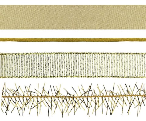 Wstążka Craft-Fun Series 4 wzoryx2 [mm x m] złota Titanum (709046) Titanum