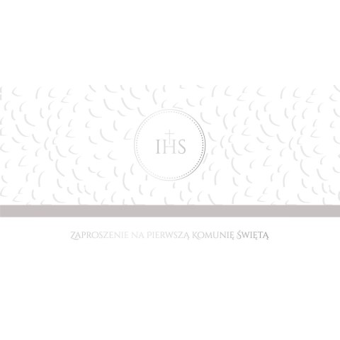 Zaproszenie komunia Tasiemka Ab Card (ZK) Ab Card