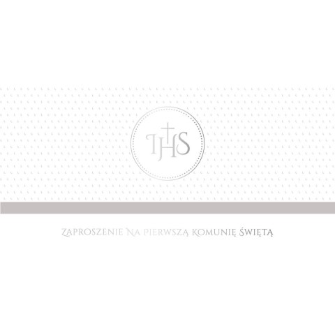 Zaproszenie komunia Tasiemka Ab Card (ZK) Ab Card
