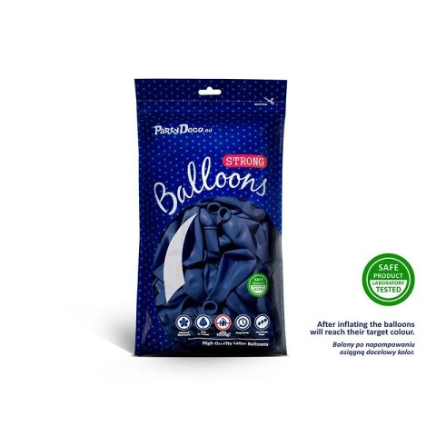 Balon gumowy niebieska Partydeco (SB12P-083C) Partydeco