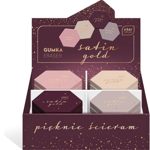 Gumka do mazania SATIN GOLD 20 szt Interdruk (IGUMKASG) Interdruk