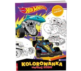 Książka dla dzieci Ameet Hot Wheels™. Kolorowanka według kodu (KKO 1601) Ameet