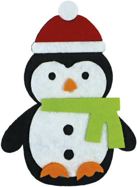 Ozdoba filcowa Craft-Fun Series pingwiny Titanum (EA531) Titanum