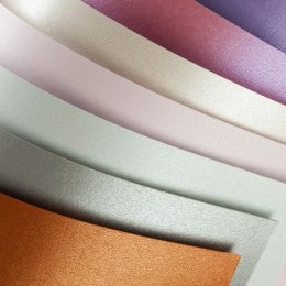 Papier ozdobny (wizytówkowy) millenium liliowy A4 liliowy 220g Galeria Papieru (200709) Galeria Papieru