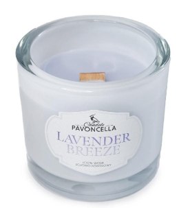 Świeczka ozdobna Pavoncella Lavender Breeze biała 170g (5905711530516) Pavoncella