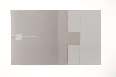 Teczka kartonowa wiązana grzbiet 5cm A4+ biała Barbara Barbara