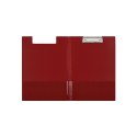 Teczka z klipem A4 bordowy Biurfol Biurfol