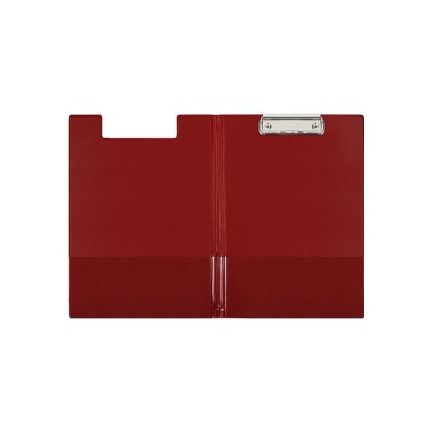 Teczka z klipem A4 bordowy Biurfol Biurfol