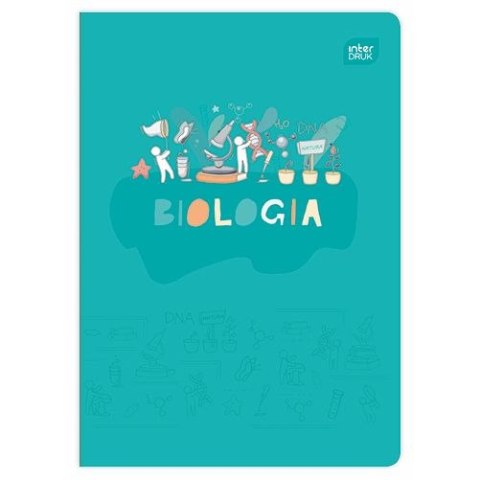 Zeszyt tematyczny A5 60k. 70g krata Interdruk (ZE60#BIOFSC) Interdruk