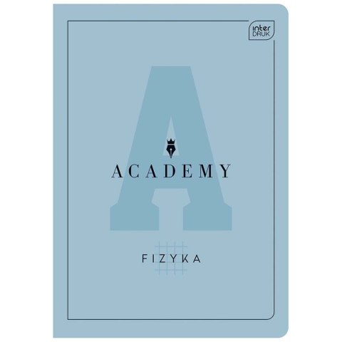 Zeszyt tematyczny ACADEMY A5 60k. 90g krata Interdruk (ZE60#FIZACA) Interdruk