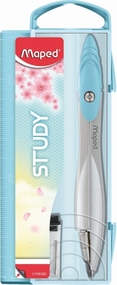 Cyrkiel Study Pastel z grafitem 2 el. Maped (194510) Maped