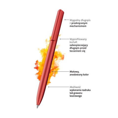 Długopis K6 Ineo Fiery Red wkład niebieski Pelikan (822435) Pelikan