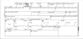 Druk samokopiujący RW Rozchód wewnętrzny A4 100k. Stolgraf (M9) Stolgraf