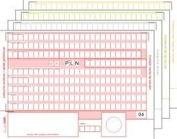Druk samokopiujący polecenie przelewu/wpłata gotówkowa A6 1+3 A6 100k. Stolgraf (PP2) Stolgraf