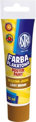 Farby plakatowe Astra kolor: brązowy jasny 30ml 1 kolor. Astra