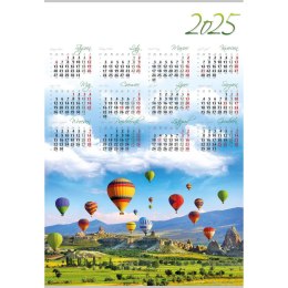 Kalendarz ścienny Lucrum BALONY plakatowy 607mm x 880mm (PL06) Lucrum